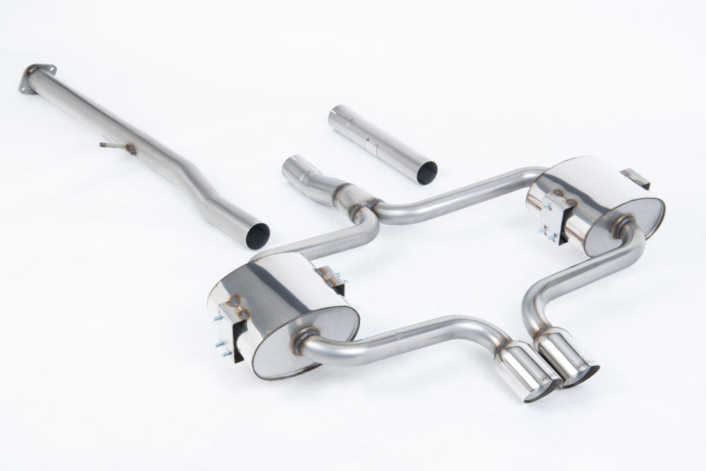 Milltek Sport Auspuffanlage passend für Mini Mk1 R52 Cooper S Convertible - ungedämpft (non-resonated)
