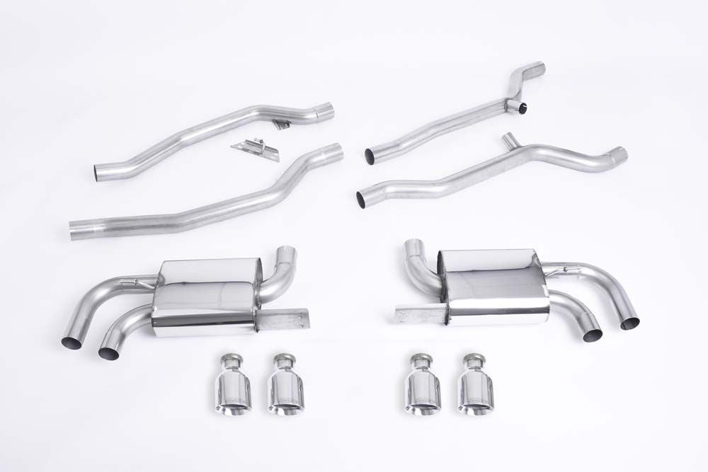 Milltek Sport Auspuffanlage passend für Porsche Cayenne 958 Turbo 4.8 V8 ohne Vorschalldämpfer Cup-Style