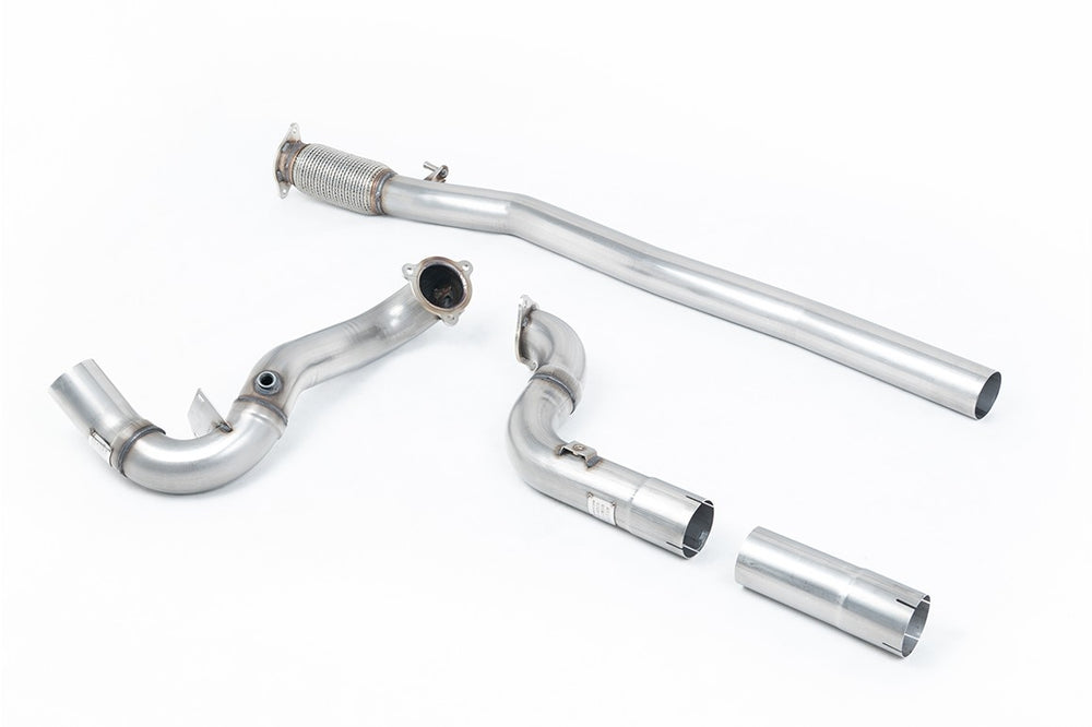 Milltek Sport Downpipe (ohne Kat) passend für Mercedes A-Klasse A35 AMG 2.0 Turbo W177 76,2mm (SSXMZ150)