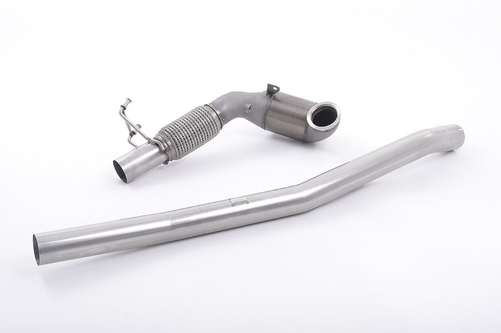 Milltek Sport Downpipe passend für Toyota Corolla GR 1.6 Turbo & VW Arteon 2.0TSI 280PS & Audi S3 2.0 & Seat Leon ST Cupra 300 4x4 & VW Golf MK7 & 7.5 76,2mm