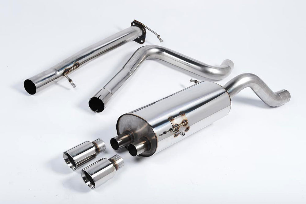 Milltek Sport Rennsport Abgasanlage passend für Ford Fiesta Mk7/7.5 ST 1.6T - non-resonated
