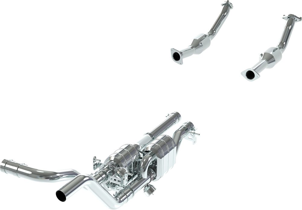 Dodge Ram TRX - Mittelschalldämpfer mit Abgasklappen incl