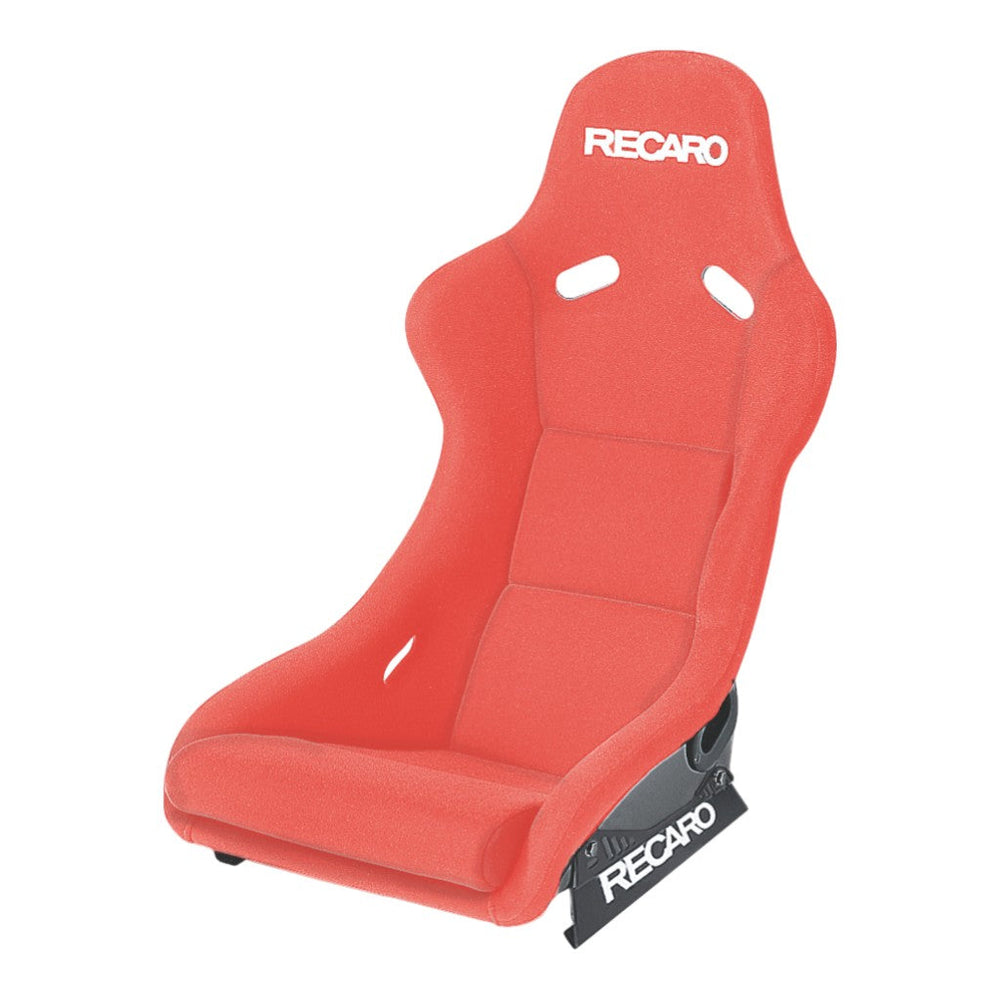 RECARO 070.98.030.193.ET Seat Cover for Pole Position N.G. (FIA) with Belt Trim Below, Perlon Velor Red