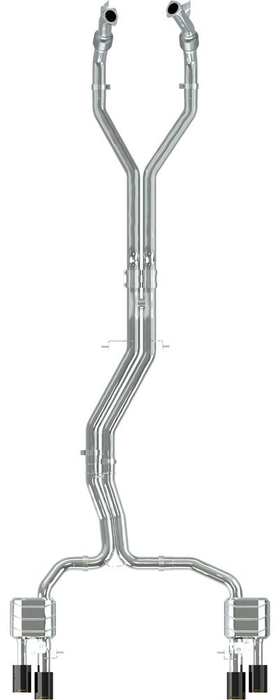 Audi S8 D5 - 2019 - Downpipes mit 250 Zellen Sporkatalysatoren