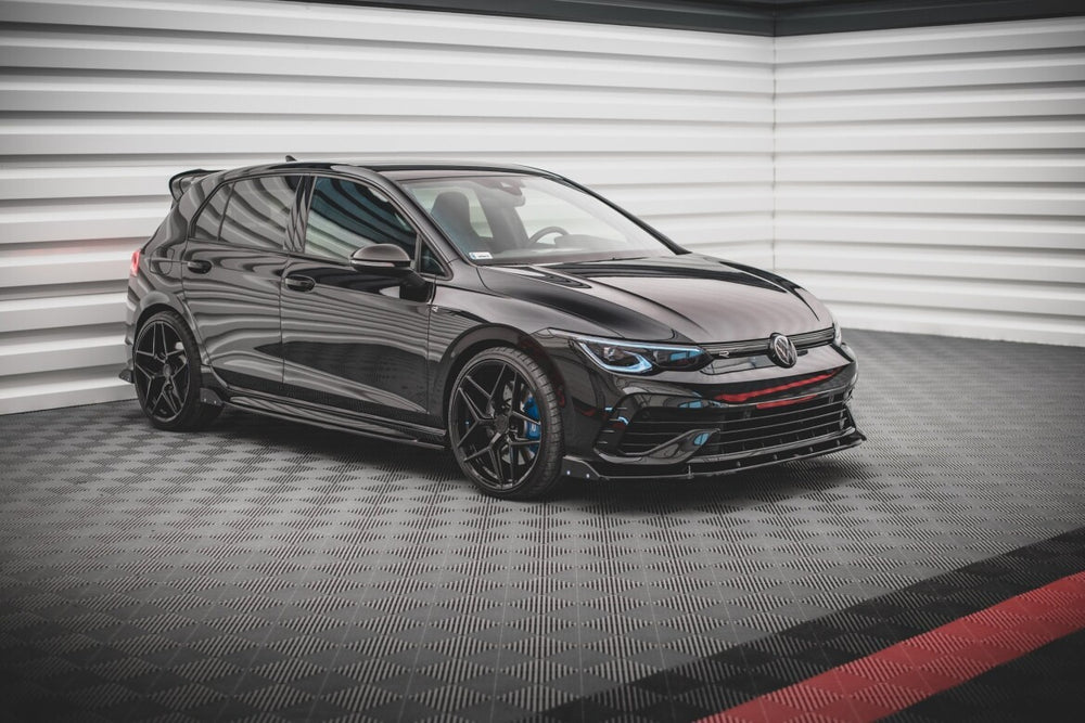 Maxton Parts - Seitenschweller Ansatz (Paar) + Flaps V.2 passend für VW Golf R Mk8