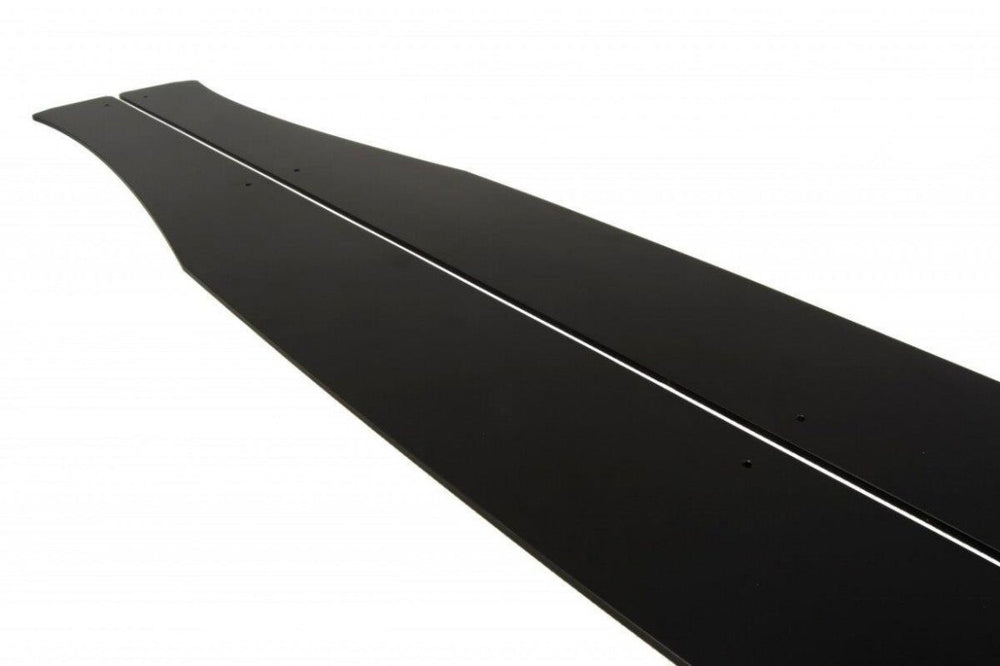 Maxton Parts - Seitenschweller Ansatz (Paar) passend für Audi R8 schwarz matt