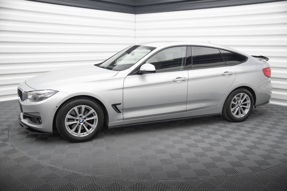 Maxton Parts - Seitenschweller Ansatz (Paar) passend für BMW 3er GT F34 schwarz Hochglanz