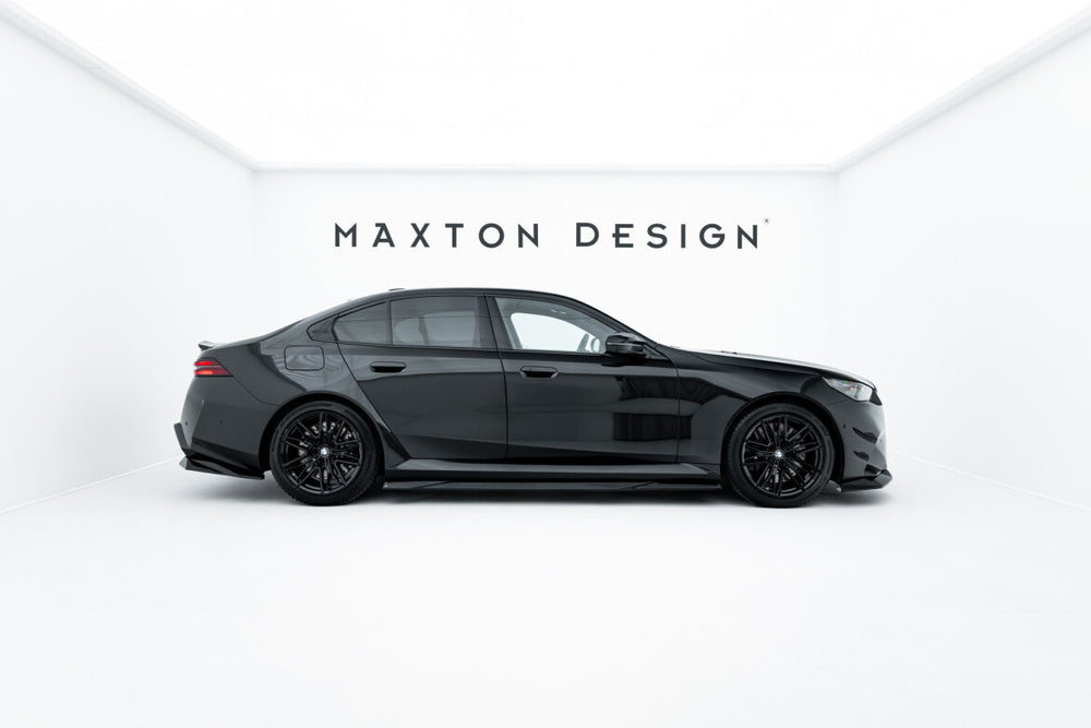 Maxton Parts - Seitenschweller Ansatz (Paar) passend für BMW M5 Limousine / Touring G90 schwarz Hochglanz