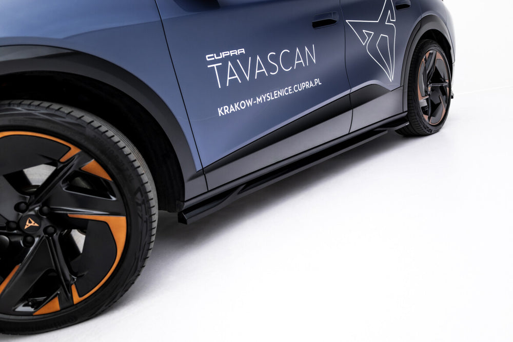 Maxton Parts - Seitenschweller Ansatz (Paar) passend für CUPRA Tavascan Mk1 schwarz Hochglanz