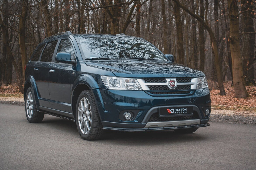 Maxton Parts - Seitenschweller Ansatz (Paar) passend für Fiat Freemont schwarz Hochglanz