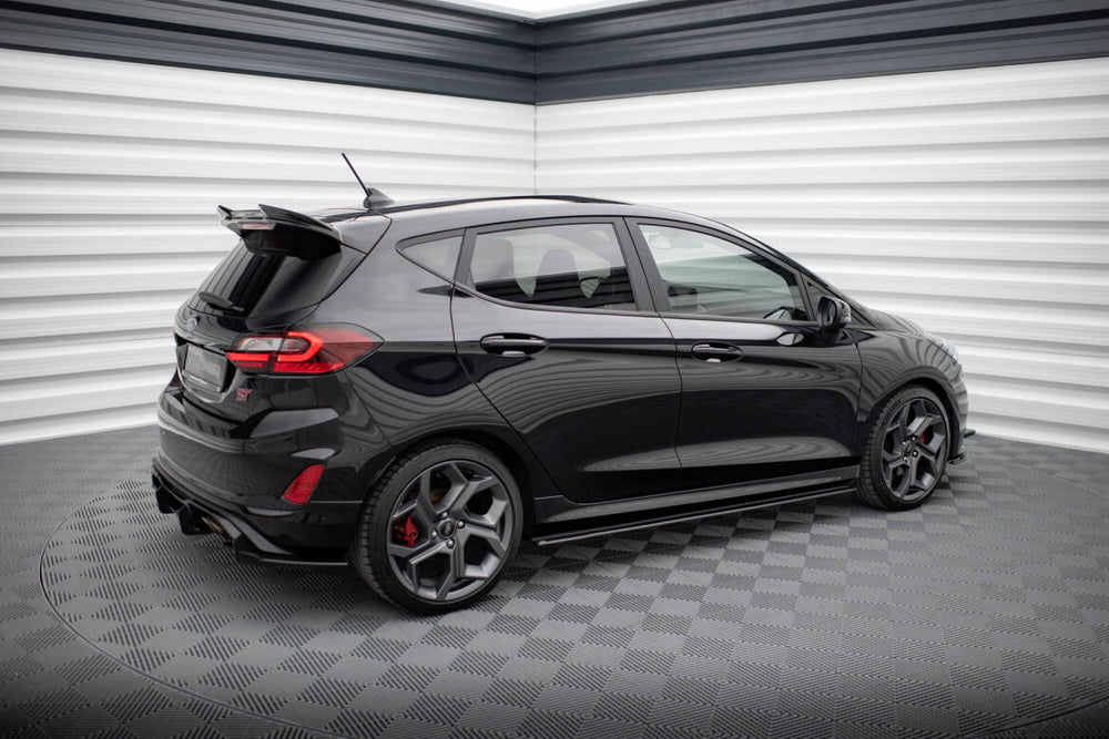Maxton Parts - Seitenschweller Ansatz (Paar) passend für Ford Fiesta ST / ST-Line Mk8 schwarz matt