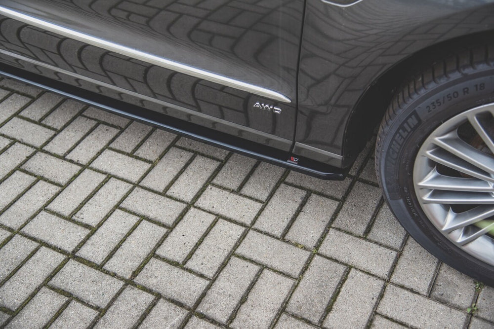 Maxton Parts - Seitenschweller Ansatz (Paar) passend für Ford S-Max Mk2 FL schwarz Hochglanz