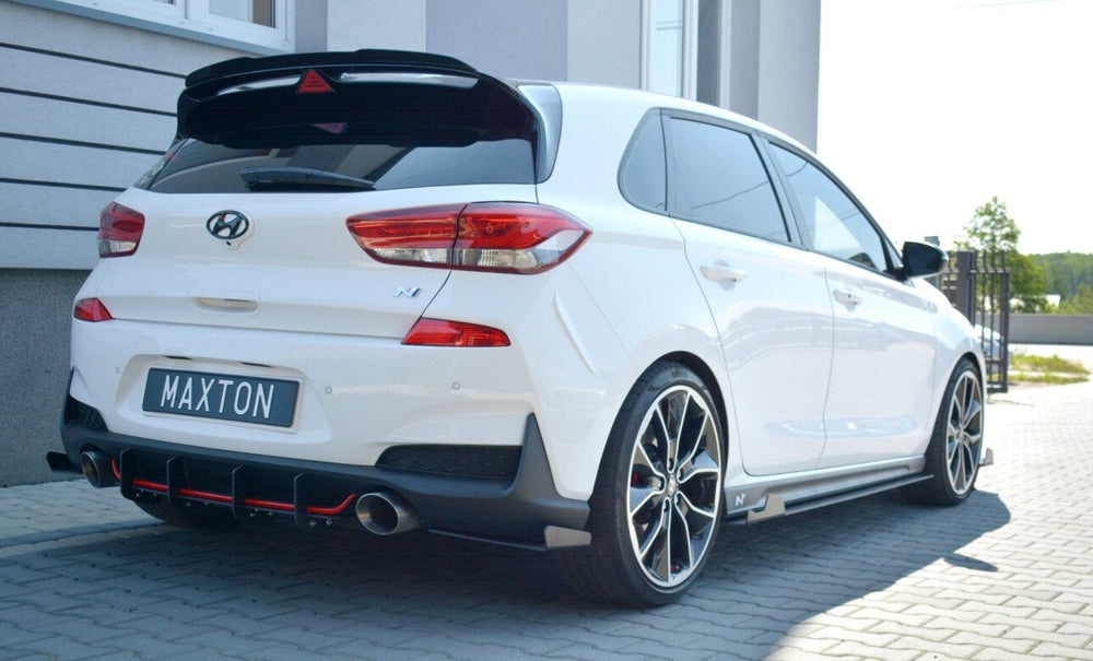 Maxton Parts - Seitenschweller Ansatz (Paar) passend für Hyundai I30 Mk3 N schwarz matt