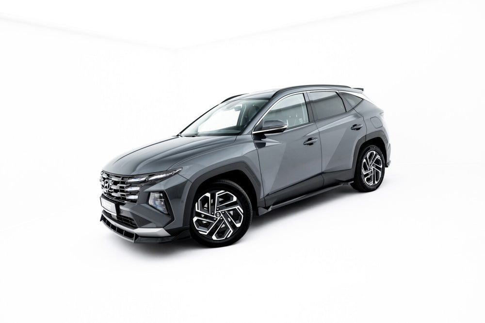 Maxton Parts - Seitenschweller Ansatz (Paar) passend für Hyundai Tucson Mk4 FL schwarz Hochglanz