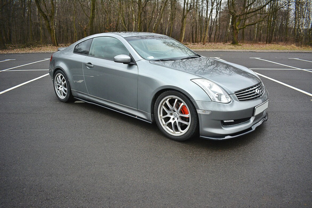 Maxton Parts - Seitenschweller Ansatz (Paar) passend für INFINITI G35 Coupe schwarz matt