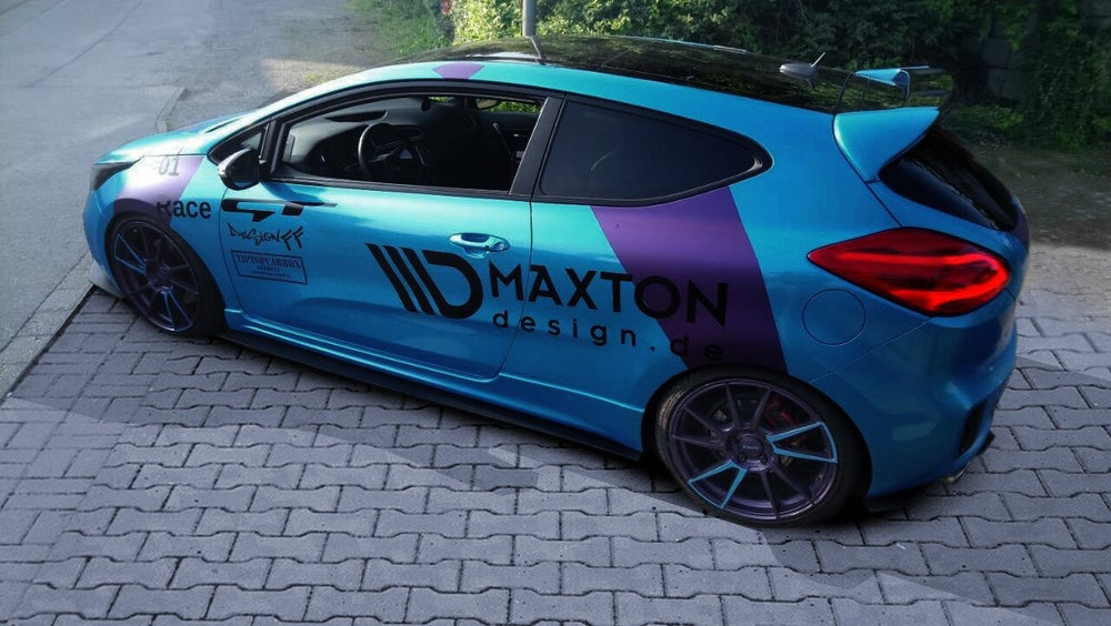 Maxton Parts - Seitenschweller Ansatz (Paar) passend für Kia CEE"D / PRO CEE"D GT MK2 schwarz matt
