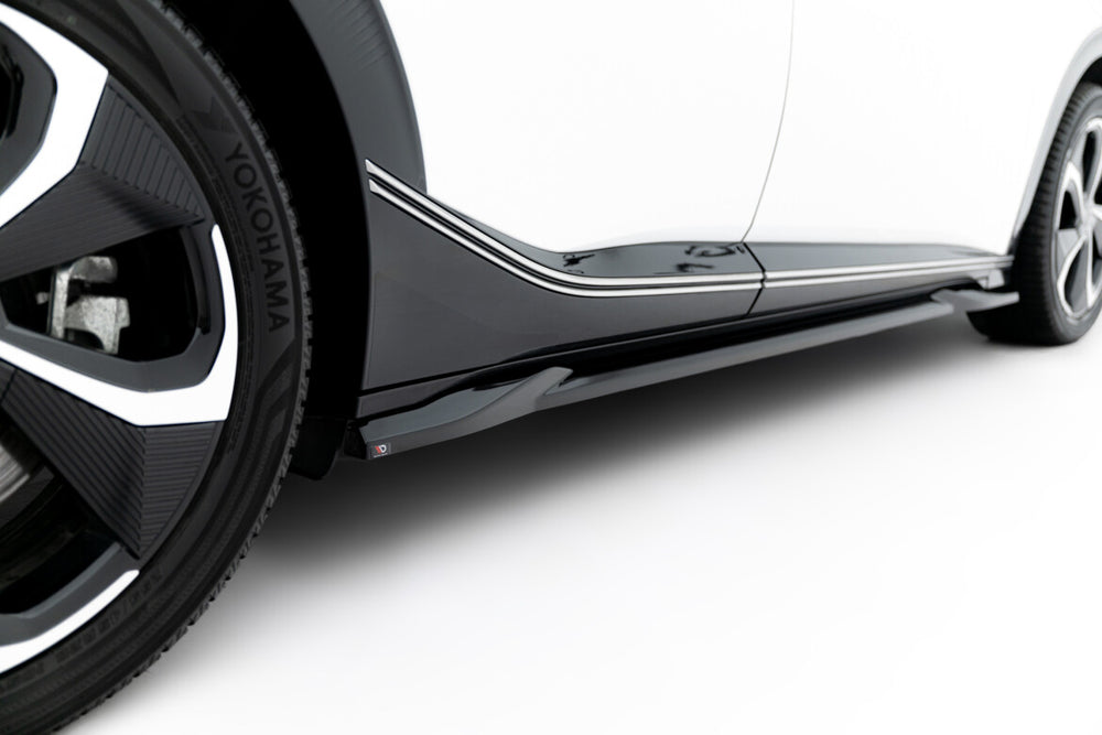 Maxton Parts - Seitenschweller Ansatz (Paar) passend für Kia EV6 Mk1 schwarz Hochglanz