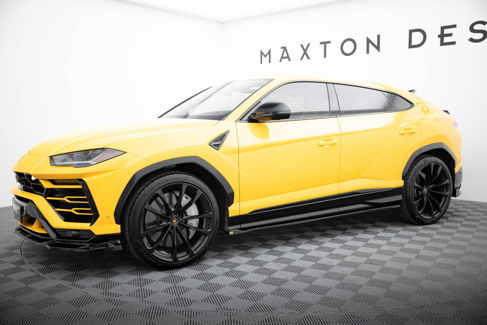 Maxton Parts - Seitenschweller Ansatz (Paar) passend für Lamborghini Urus Mk1 schwarz Hochglanz