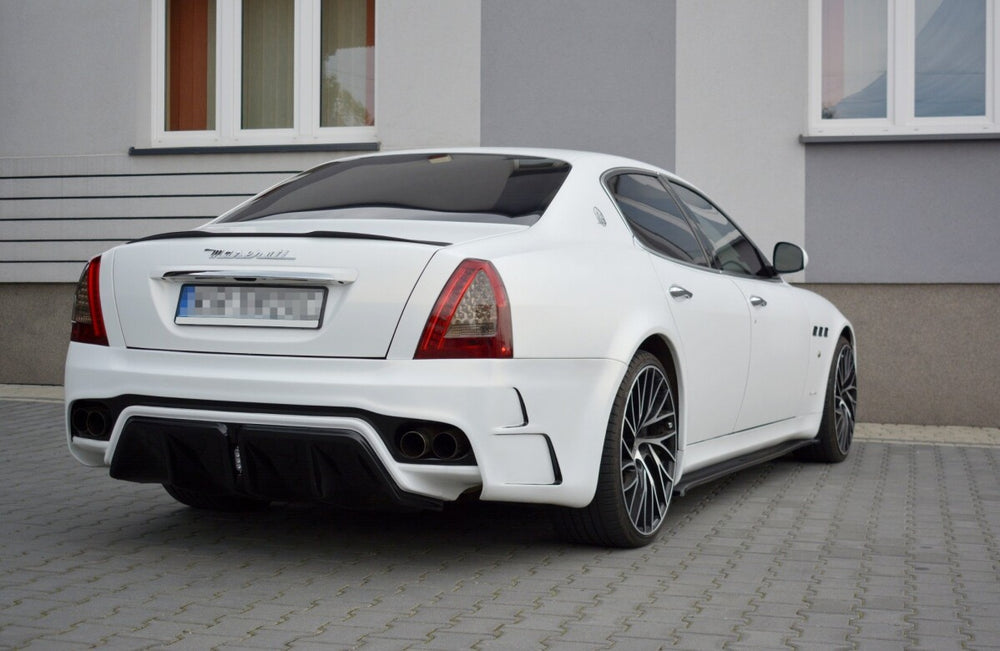 Maxton Parts - Seitenschweller Ansatz (Paar) passend für Maserati Quattroporte Mk5 FL schwarz Hochglanz