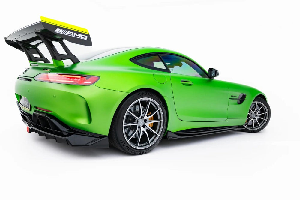 Maxton Parts - Seitenschweller Ansatz (Paar) passend für Mercedes-AMG GT R C190 Facelift schwarz Hochglanz