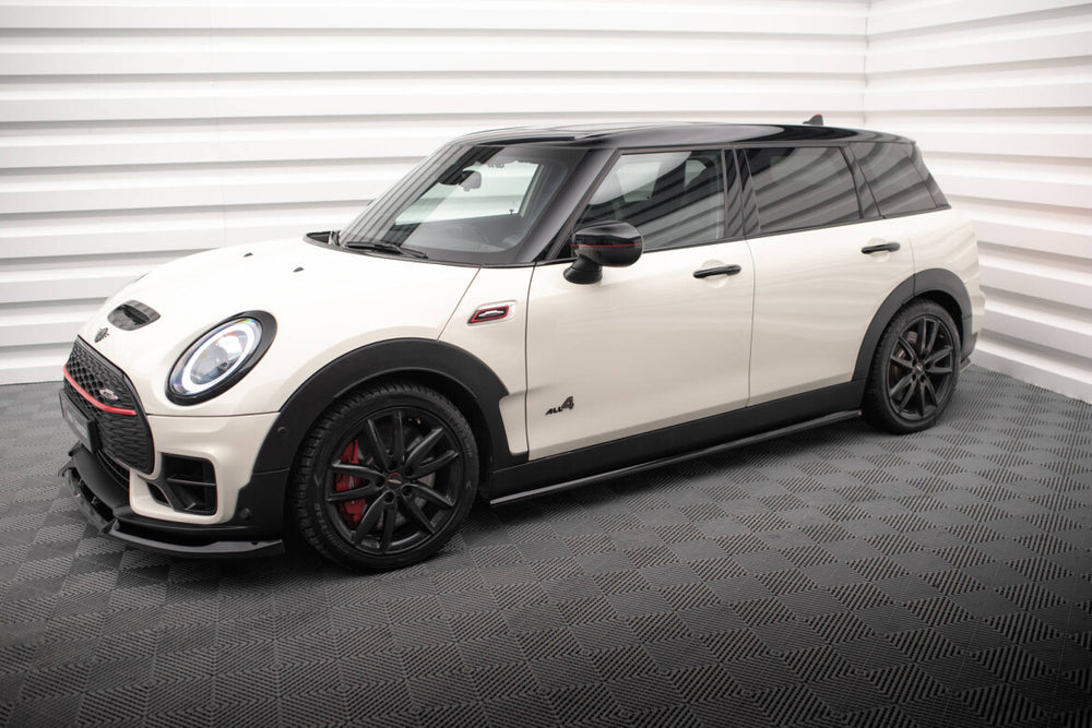 Maxton Parts - Seitenschweller Ansatz (Paar) passend für Mini Cooper Clubman John Cooper Works F54 FL schwarz Hochglanz