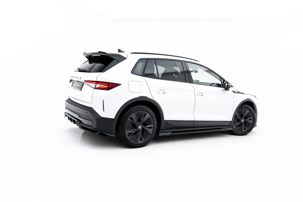 Maxton Parts - Seitenschweller Ansatz (Paar) passend für Skoda Elroq RS Mk1 schwarz Hochglanz
