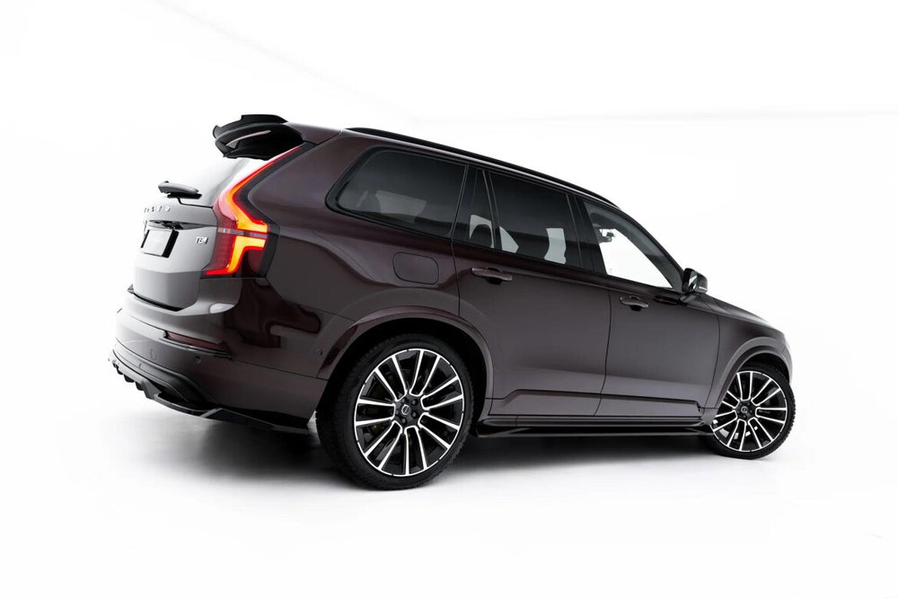 Maxton Parts - Seitenschweller Ansatz (Paar) passend für Volvo XC90 Mk2 Facelift 2 schwarz Hochglanz