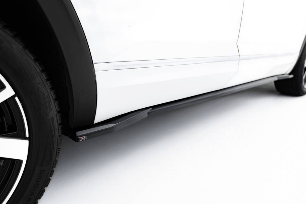 Maxton Parts - Seitenschweller Ansatz (Paar) passend für VW Atlas R-Line Mk1 FL 2 schwarz Hochglanz