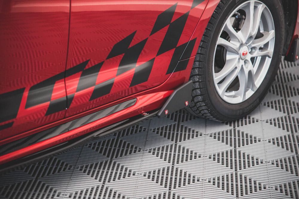 Maxton Parts - Seitenschweller Ansatz (Paar) V.1 + Flaps passend für Toyota Corolla GR Sport Hatchback XII