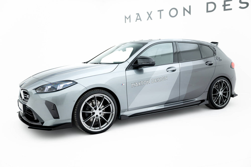 Maxton Parts - Seitenschweller Flaps passend für BMW M135i F70 schwarz Hochglanz