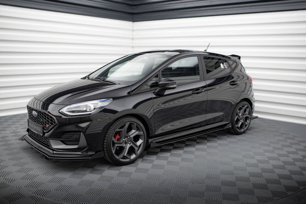 Maxton Parts - Seitenschweller Flaps passend für Ford Fiesta ST / ST-Line Mk8 schwarz Hochglanz