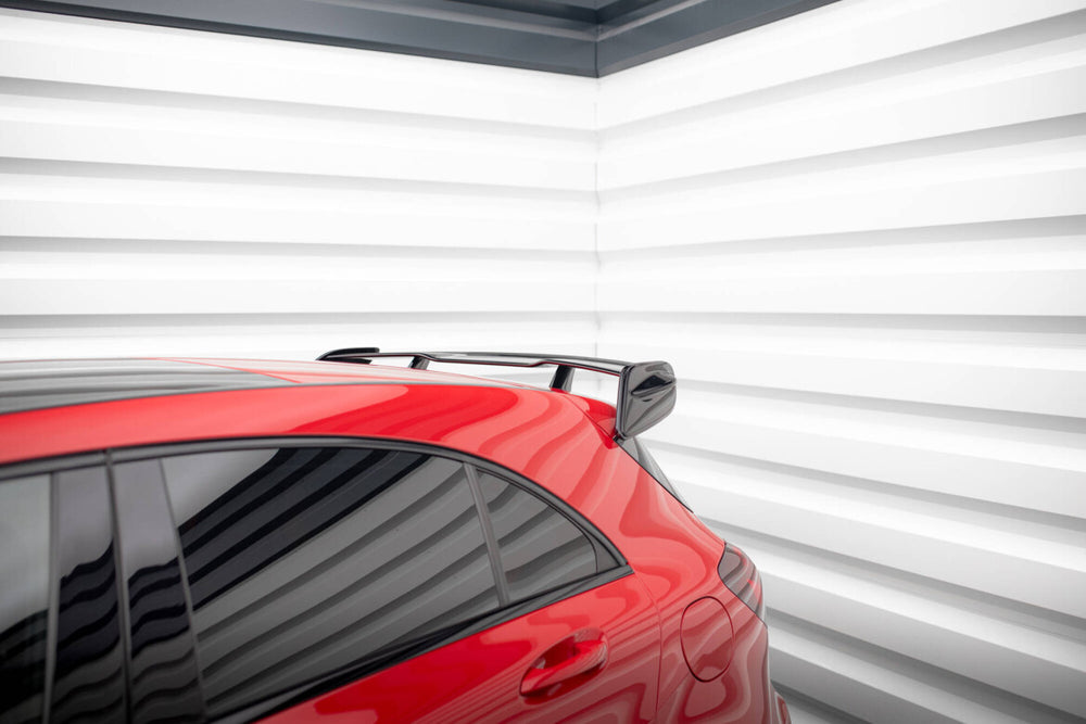 Maxton Parts - Spoiler Seiten Erweiterung passend für Mercedes A W176 AMG FL schwarz Hochglanz