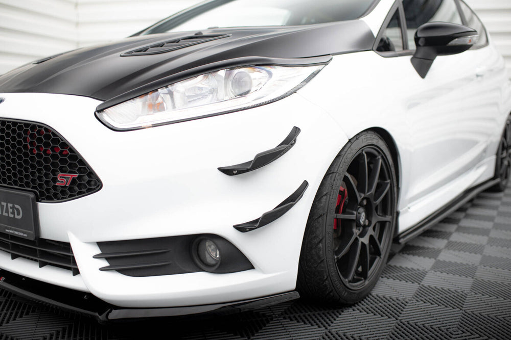 Maxton Parts - Stoßstangen Flaps Wings vorne Canards passend für Ford Fiesta 7 ST FL