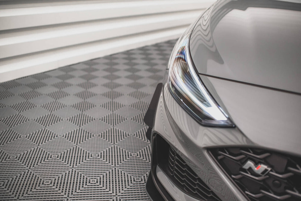 Maxton Parts - Stoßstangen Flaps Wings vorne Canards passend für Hyundai I30 N / I30 N-Line Hatchback/Fastback Mk3 FL