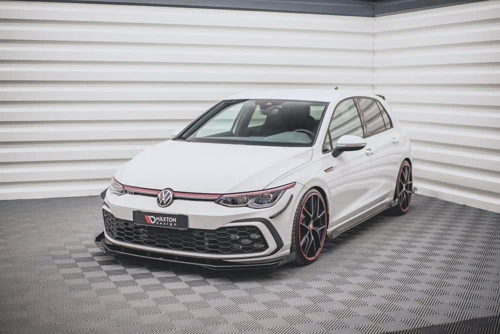 Maxton Parts - Stoßstangen Flaps Wings vorne Canards passend für VW Golf GTI Mk8