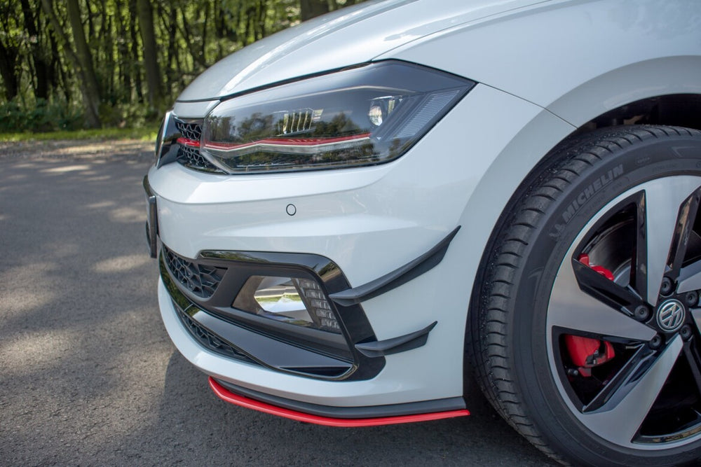 Maxton Parts - Stoßstangen Flaps Wings vorne Canards passend für VW Polo GTI Mk6