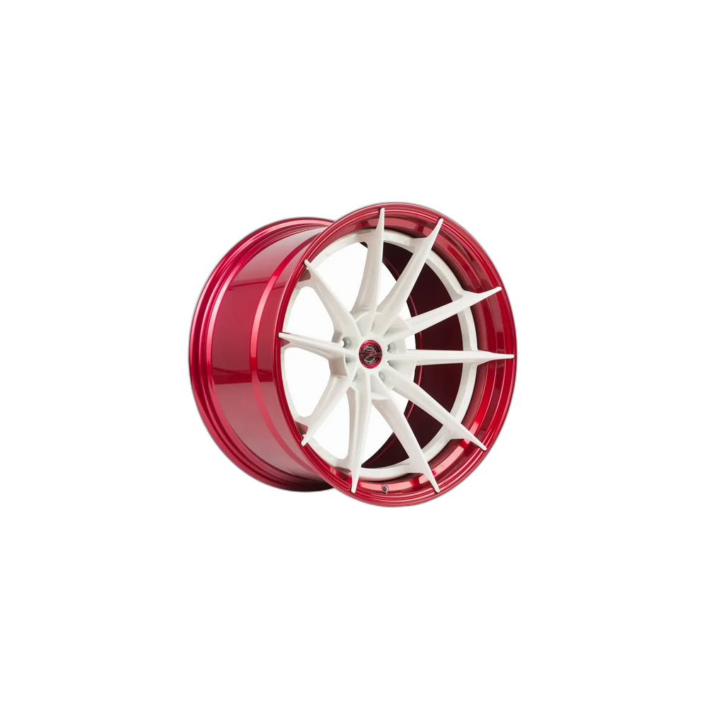 Z-Performance ZP.MODULAR 1 | SUPER DEEP CONCAVE 9.5x20 ET22 - White - Candy Red