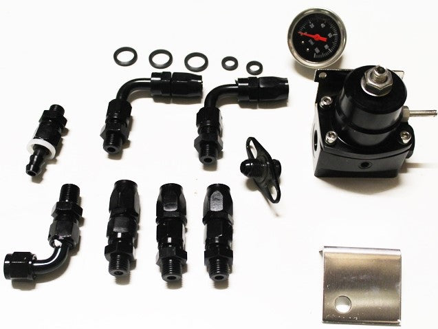 Benzindruckregler Racing universal schwarz