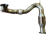 Downpipe 76mm 3" in Edelstahl Opel Speedster Z20LET ab Turbolader inkl. VKER 200 cpi Kat (01.200.069T)