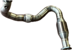 Downpipe 76mm 3" in Edelstahl Opel Speedster Z20LET ab Turbolader inkl. VKER 200 cpi Kat (01.200.069T)