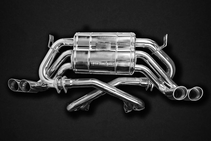 Ferrari Testarossa - Für Fahrzeuge ohne OEM Kat - Abgasanlage mit Abgasklappen und Adapter-Set, inkl. EVCU-1