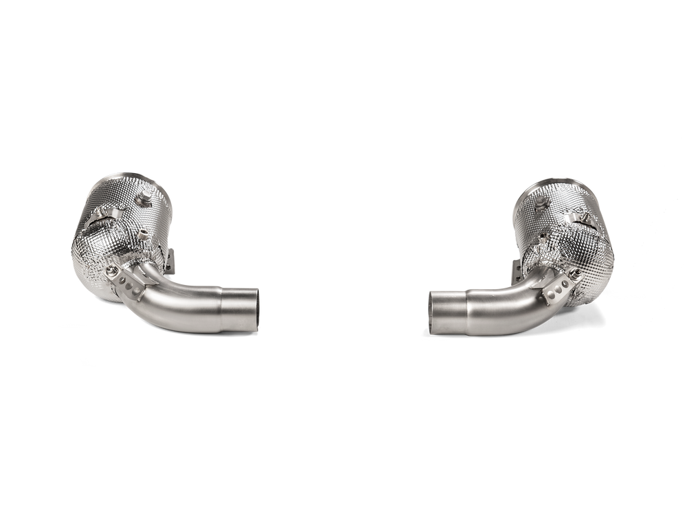 L-PO/SS/3 Link Pipe Set w Cat (SS) - Porsche 911 S (992)