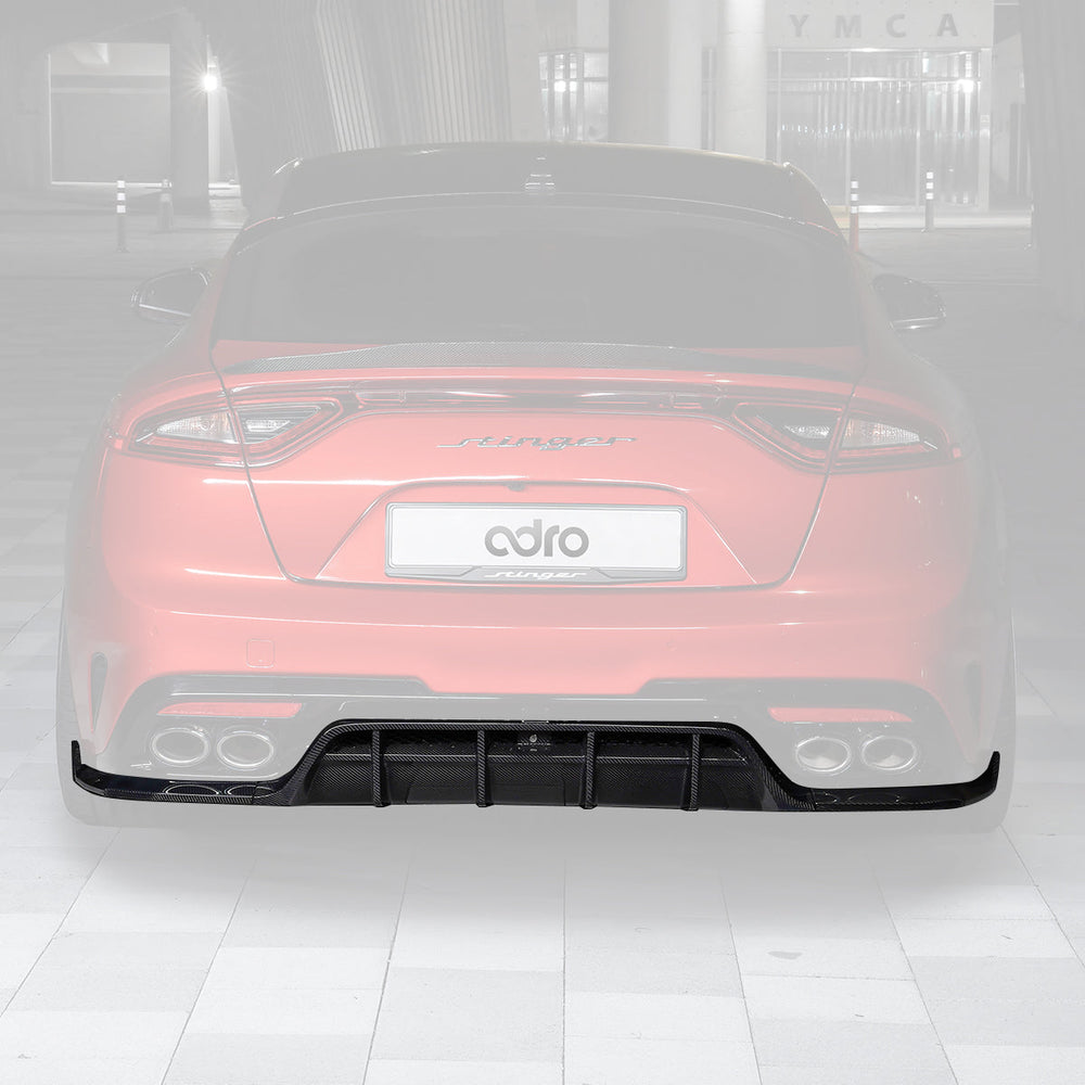 KIA STINGER CARBON FIBER REAR DIFFUSER V2