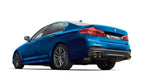 Axle-Back / Cat-Back Auspuff für BMW M550i xDrive - Keiner / 4-teiliger Endrohrsatz, Ø 102 mm angeschrägt, Chrom