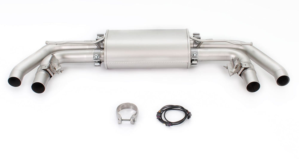 Axle Back Anlage für Audi TTS Quattro & Cabrio - OPT GT Endrohr-Set (4-teilig), schwarz lackiert (1-046014-1000-6)