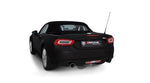 Axle-Back Sportauspuff für Fiat 124 Spider - OPT GT Endrohr-Set, Titan gescotched