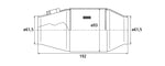 HJS PE - Universalkatalysator  100CPSI Ø 93mm (90950020)