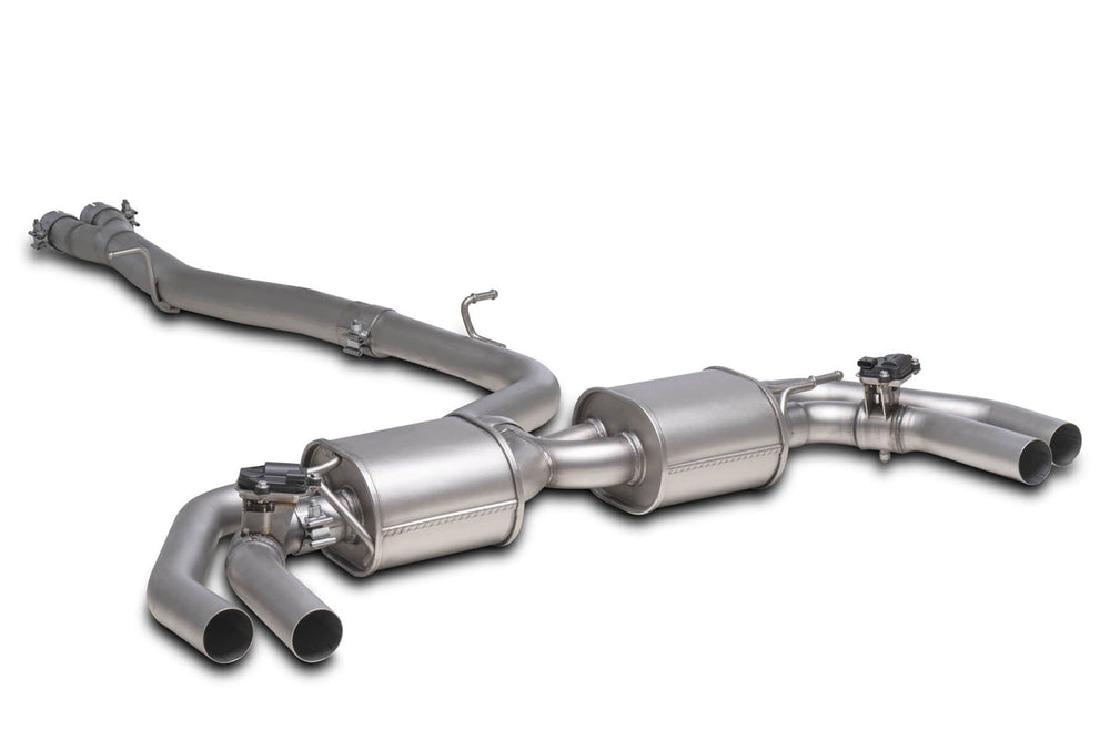 OPF-Back Sportauspuff System für Cupra Formentor KM VZ 5 - Vorschalldämpfer, EG / Endrohr-Set (4-teilig), Edelstahl, Street Race