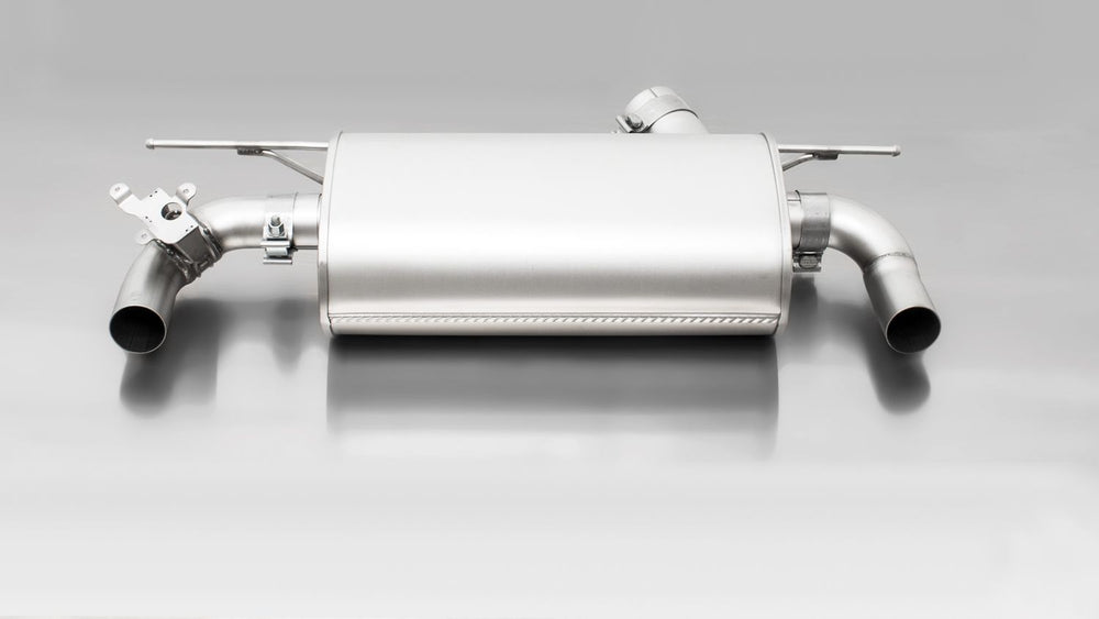 Sportaupuffanlage für BMW M140i(x) - Edelstahl-Frontteil / OPT GT Endrohr-Set, Titan gescotched