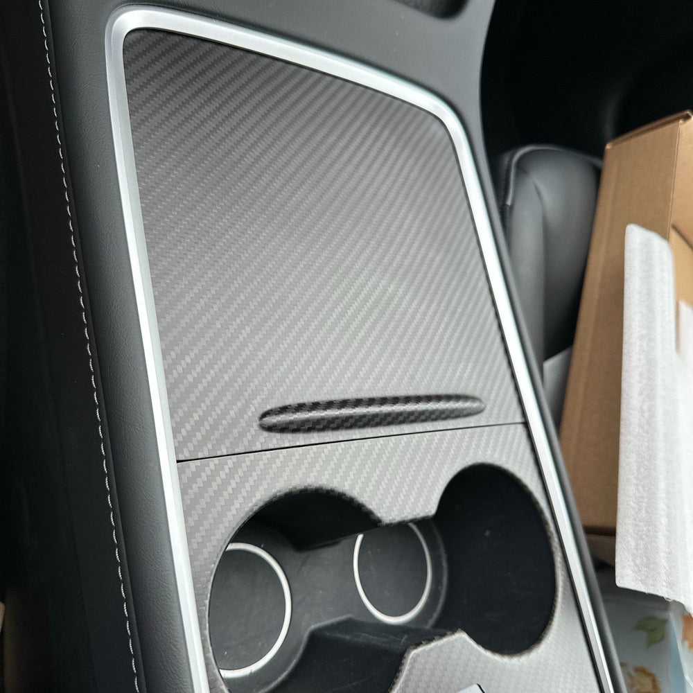 MAX CARBON Performance Mittelkonsole Blenden Aufsatz Abdeckung im Satz für TESLA MODEL 3 MODEL Y